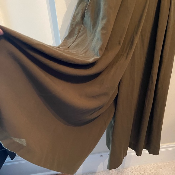 Vintage Spectator Petite Olive Green Wide Leg Culotte Size 10 - Picture 3 of 13